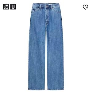 Uniqlo U bleu jean straight leg